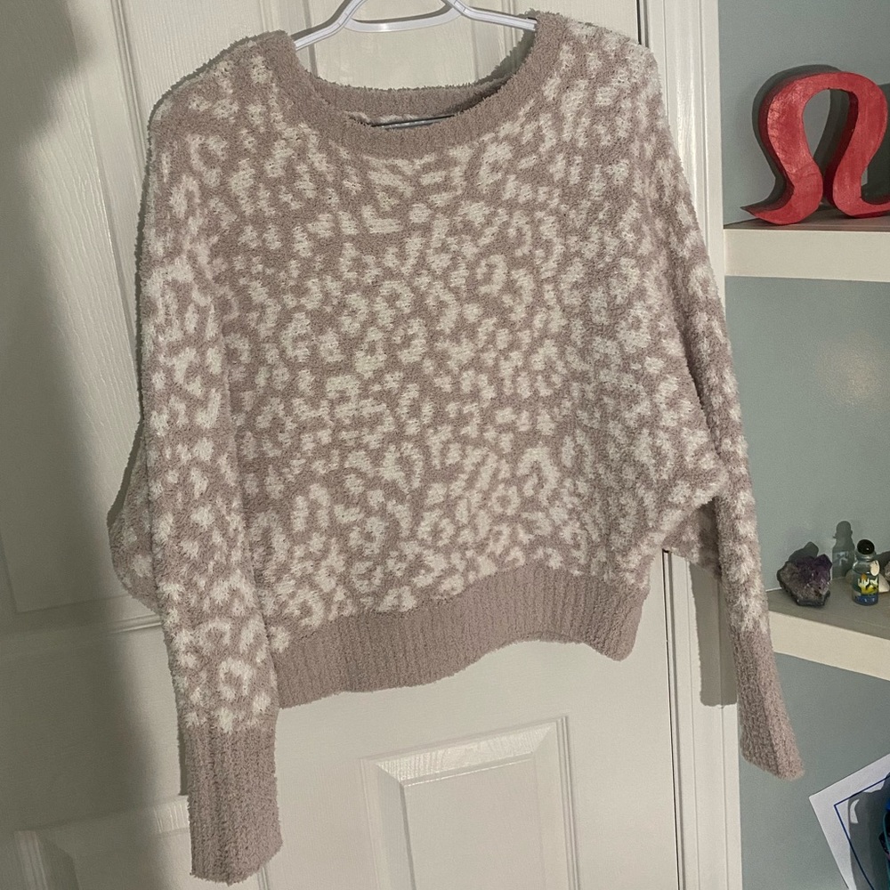 Cheetah print sweater